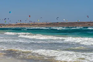africa, Cape Verde, Sal. Kitesurfer