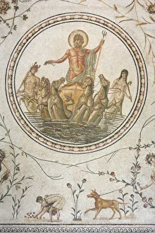 Africa, Tunisia, Tunis, Bardo Museum, Mosaics Africa, Tunisia, Tunis, Bardo Museum, Mosaics