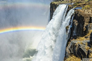 Africa, Zambia. The Victoria Falls and the devils pool Africa, Zambia. The Victoria Falls and the devils pool
