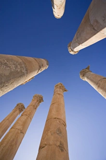 Jerash Archaeological Site Prints: Agora, Jerash