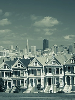 San Francisco Tourist Attractions Prints: Alamo Square