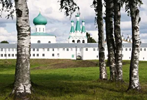 Aleksandro-Svirsky monastery founded in 1487 and situated deep in the woods of the Aleksandro-Svirsky monastery founded in 1487 and situated deep in the woods of the
