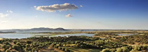 Alqueva dam, the largest artificial lake in Western Europe. Alentejo, Portugal Alqueva dam, the largest artificial lake in Western Europe. Alentejo, Portugal
