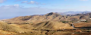 The ancient volcanic landscape of Fuerteventura, Canary islands The ancient volcanic landscape of Fuerteventura, Canary islands