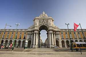 Arco da Rua Augusta, Baixa, Lisbon, Portugal Arco da Rua Augusta, Baixa, Lisbon, Portugal