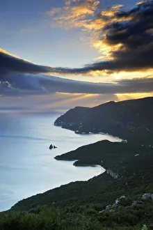 Iberian Peninsula Landscapes Prints: Arrabida mountain range (Serra da Arrabida), Portugal
