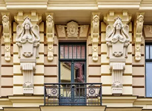 Albert St Collection: Art Nouveau Architecture, 13 Albert Street, Riga, Latvia