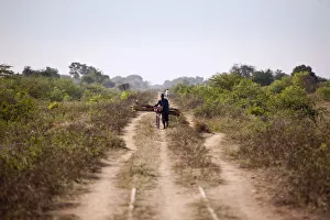 Aweil, South Sudan. Disused railway, built by the British Colonialists Aweil, South Sudan. Disused railway, built by the British Colonialists