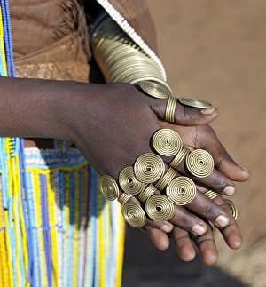 Balangida Lelu, Northern Tanzania.The finery of a Datoga woman. The traditional attire of Datoga women includes Balangida Lelu, Northern Tanzania.The finery of a Datoga woman. The traditional attire of Datoga women includes