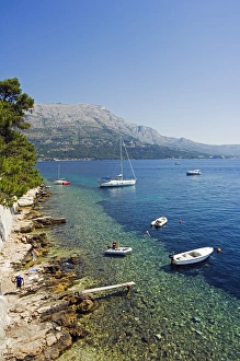 The Balkans Croatia Dalmatia Coast Korcula Island Boats The Balkans Croatia Dalmatia Coast Korcula Island Boats