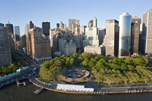 Battery Park, Lower Manhattan, Financial District, New York, USA Battery Park, Lower Manhattan, Financial District, New York, USA