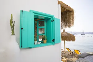 Beachfront Cafe Print, Bodrum Coastline