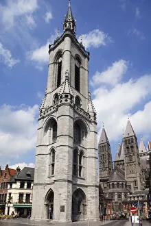 Belgium, Tournai, The Cathedral of Our Lady, The Belfry Belgium, Tournai, The Cathedral of Our Lady, The Belfry
