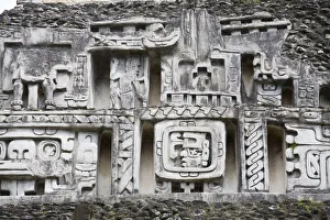 Belize, San Ignacio, Xunantunich Ruins, 130ft high El Castillo, Frieze Belize, San Ignacio, Xunantunich Ruins, 130ft high El Castillo, Frieze