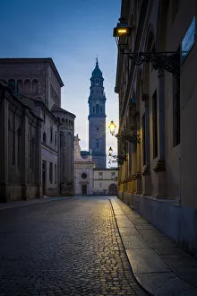 The bell tower of Church of Saint John the Evangelist (San Giovanni Evangelista) The bell tower of Church of Saint John the Evangelist (San Giovanni Evangelista)