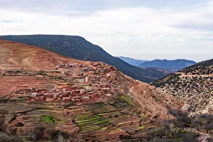 Berber village Sidi Fares, Province Al Haouz, High Atlas, Morocco Berber village Sidi Fares, Province Al Haouz, High Atlas, Morocco