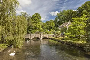 Bibury Bridge Print, Cotswolds, Gloucestershire