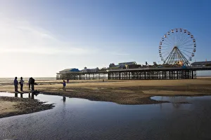 Blackpool pier, Blackpool, Lancashire, England Blackpool pier, Blackpool, Lancashire, England