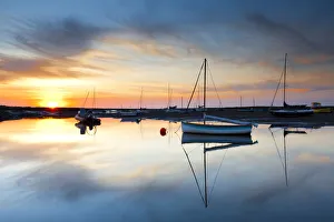 Brancaster Staithe at Sunset, Norfolk, England Brancaster Staithe at Sunset, Norfolk, England
