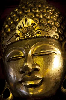 Buddha mask, Central Market, China Town, Kuala Lumpur, Malaysia Buddha mask, Central Market, China Town, Kuala Lumpur, Malaysia