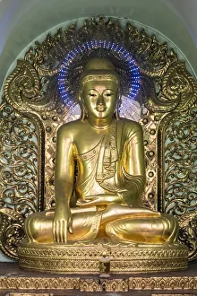 Buddha statue in Shwedagon Pagoda, Yangon, Myanmar Buddha statue in Shwedagon Pagoda, Yangon, Myanmar