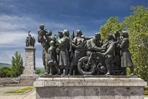 Bulgaria, Sofia, Monument to the Soviet Army Print