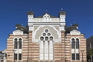 Balkan Travel Destinations Prints: Bulgaria, Sofia, Sofia Synagogue, built 1909, second largest Sephardic Synagogue in