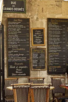 Cafe signage, Rive Gauche, Paris, France Cafe signage, Rive Gauche, Paris, France