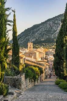 Prints of Calvari Steps, Pollenca, Majorca, Balearic Islands, Spain Images Dated 2017 November: Calvari Steps Print, Pollenca, Majorca