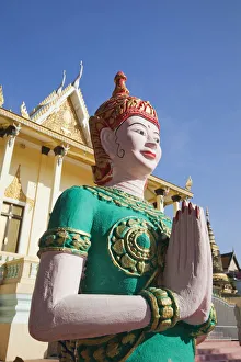 Cambodia, Phnom Penh, Statues in Wat Botum Cambodia, Phnom Penh, Statues in Wat Botum