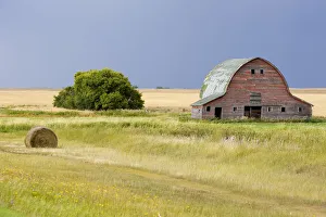 Canada. An old barn on the Canadian Prairie Canada. An old barn on the Canadian Prairie
