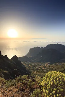 Canary Islands, La Gomera, South Coast, Valle Gran Rey Ravine Canary Islands, La Gomera, South Coast, Valle Gran Rey Ravine