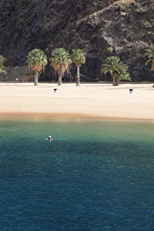 Canary Islands, Tenerife, Playa de Las Teresitas Canary Islands, Tenerife, Playa de Las Teresitas