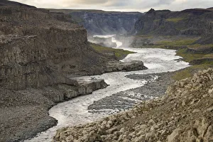Canyon of Jokulsa a Fjollum river in Jokulsargljufur National Park near Dettifoss Canyon of Jokulsa a Fjollum river in Jokulsargljufur National Park near Dettifoss