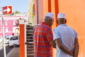 Cape Malay men, Bo Kaap, Muslim Malay Quarter, Cape Town, Western Cape, South Africa Cape Malay men, Bo Kaap, Muslim Malay Quarter, Cape Town, Western Cape, South Africa