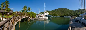 Caribbean, St Lucia, Marigot, Marigot Bay, Marina Caribbean, St Lucia, Marigot, Marigot Bay, Marina