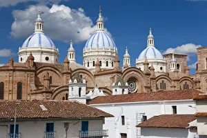 Prints of Cathedral of the Immaculate Conception, built in 1885, Cuenca, Ecuador Cuenca Prints: Cuenca Cathedral Print, 1885 Ecuador