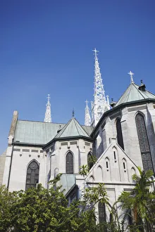 South East Asian Architecture Prints: Catholic cathedral, Jakarta, Java, Indonesia