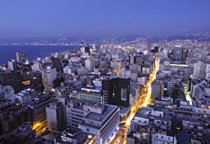 Middle East Travel Destination Prints: Central District (BCD)