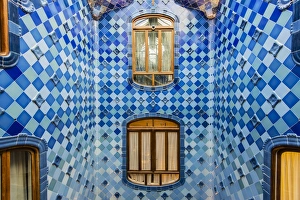 Central Light Well Print, Casa Batllo Interior