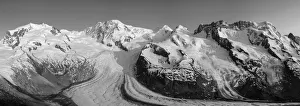Black And White Mountain Landscape Prints: CH03606a