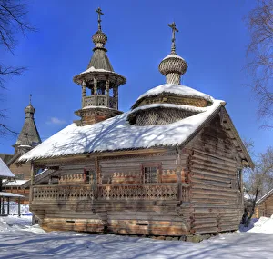 Chapel from Kashira, Museum of wooden architecture Vitoslavlicy, Veliky Novgorod Chapel from Kashira, Museum of wooden architecture Vitoslavlicy, Veliky Novgorod
