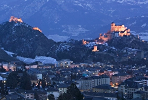 Chateau de Tourbillon & Basilique de Valere Chateau de Tourbillon & Basilique de Valere