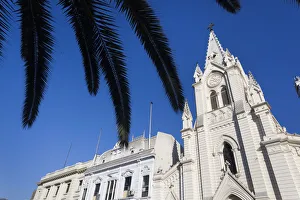 Chile, Antofagasta, Plaza Colon, Iglesia Catedral San Jose, exterior Chile, Antofagasta, Plaza Colon, Iglesia Catedral San Jose, exterior
