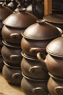 Chile, Pomaire, tourist town, local pottery Chile, Pomaire, tourist town, local pottery