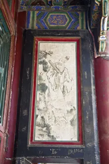 China, Beijing, Painting on wall at the Summer Palace China, Beijing, Painting on wall at the Summer Palace