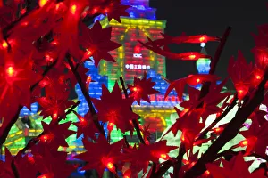 China, Heilongjiang Province, Harbin. Ice sculptures at the Harbin Ice and Snow Festival China, Heilongjiang Province, Harbin. Ice sculptures at the Harbin Ice and Snow Festival
