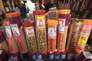 China, Hong Kong, Incense Shop Display China, Hong Kong, Incense Shop Display