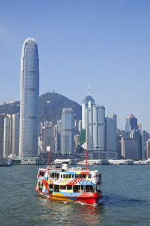 China, Hong Kong, Star Ferry and City Skyline China, Hong Kong, Star Ferry and City Skyline