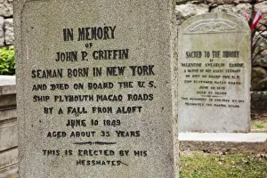 China, Macau, Protestant Cemetery, Tombstones China, Macau, Protestant Cemetery, Tombstones